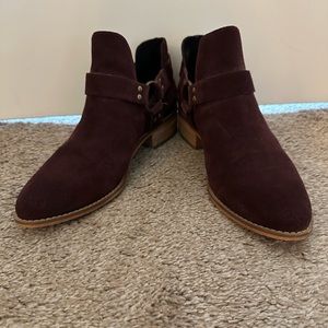 BP. Burgundy Ankle Boots